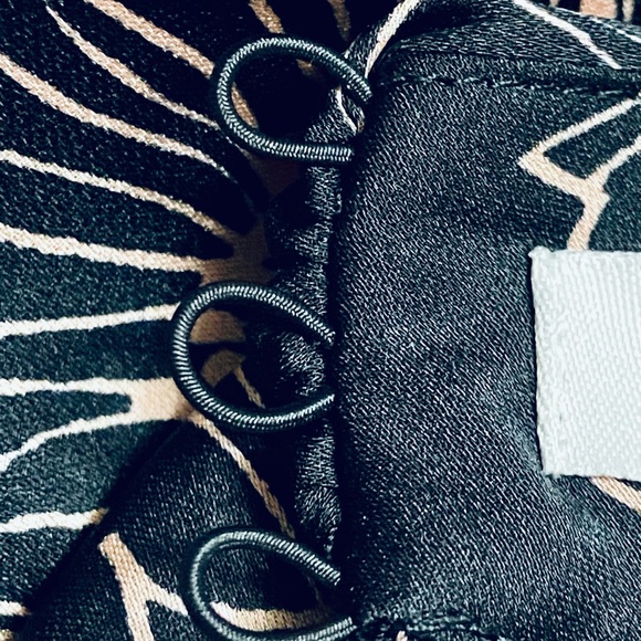 Wispy halter top by Joie. Black and crème. Flirty and fun— great condition! - Picture 9 of 9